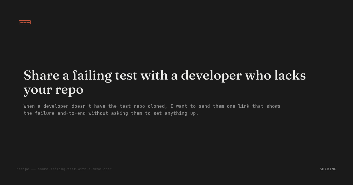 Sharing a tracelane report via gist or Slack