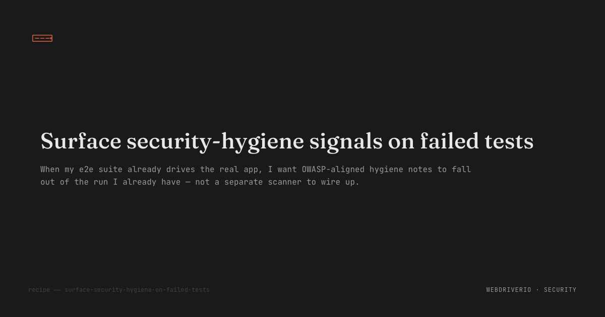 Tracelane advisory security panel
